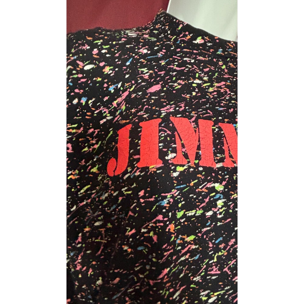 Jimmy’z Graffiti Pop Art Neon Splatter Paint T-Shirt One Size Fits All - Picture 4 of 8